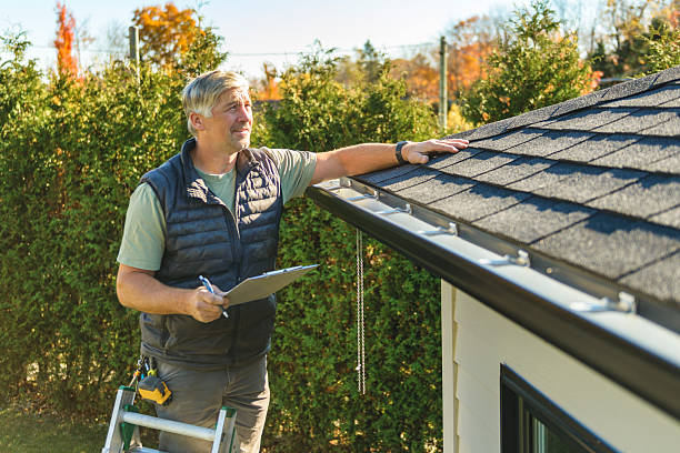 Professional Roofing technician working in Dale, PA